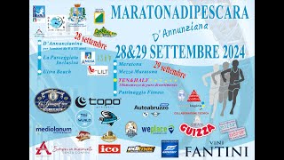 Percorso Maratona di Pescara 2024 4K 60fps [upl. by Catto]