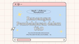 Rancangan Pembelajaran dalam UbD [upl. by Wickham526]