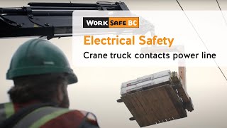 Electrical Safety Crane Truck Contact  WorkSafeBC [upl. by Zurciram]