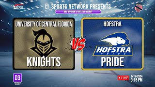 AAU Division 3 College Hockey  UCF vs Hofstra University [upl. by Stefanie502]