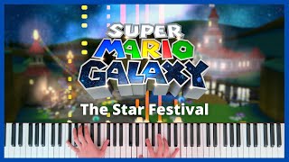 The Star Festival  Super Mario Galaxy  Piano Cover Remix  Sheet Music [upl. by Latihs]