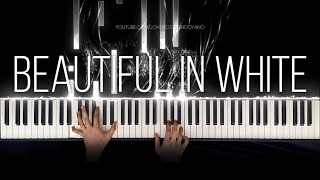 Shane Filan  Beautiful In White  Piano Cover with Strings with Lyrics amp PIANO SHEET [upl. by Roye]