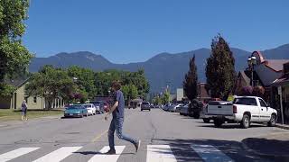 Agassiz BC Canada  Downtown Area  Driving in Small Town British Columbia [upl. by Currier443]