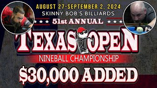 2024 Texas 9Ball Open Recap With Demetrius Jelatis [upl. by Anitsrihc914]