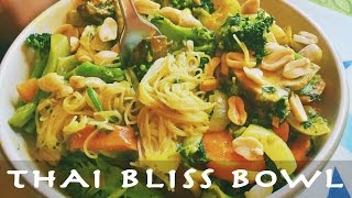 Thai Bliss Bowl  VEGAN Recipe [upl. by Ocicnarf]