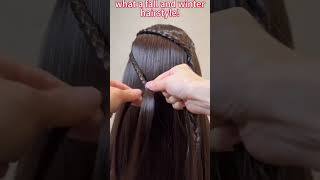 what a fall and winter braiding hairstyle hairstyle hairfstyles braiding [upl. by Akanke]