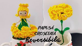 Papusa crosetata reversibila [upl. by Ahsuatal313]