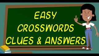 Easy Crossword Clues [upl. by Chaddy]