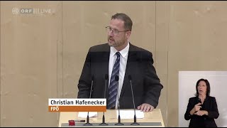 Christian Hafenecker  System Kurz Missbrauch von Steuergeld zu persönlichen Zwecken  12102021 [upl. by Ecertak745]