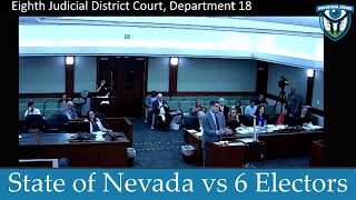 The State of Nevada vs Six Electors June 21 2024 [upl. by Ynoble]