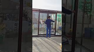 Aluminium door sliding glass door design [upl. by Halil508]