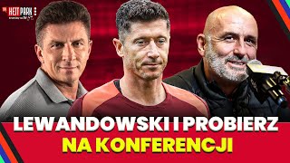 LEWANDOWSKI I PROBIERZ NA KONFERENCJI KADRY BOREK I GOŚCIE KOMENTUJĄ  HEJT PARK JESTEŚMY NA TY [upl. by Budd781]