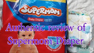 Review of Supermom Baby Diaperpros and cons [upl. by Modestia]