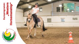 Reiten lernen Western Horsemanship  Schnupperkurs mit Anja Erckel Juli 2020  Westernreiten [upl. by Ras]