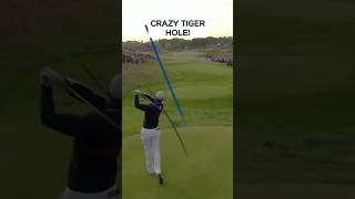 Tiger Woods INCREDIBLE skill to make birdie 😱 [upl. by Elisabet]