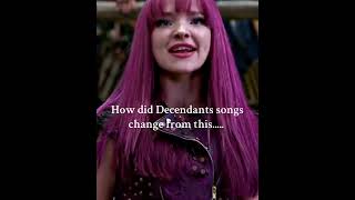 Why did it change so much 😭 fyp descendants song shorts [upl. by Luigi578]