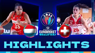 Luxembourg v Switzerland  Full Game Highlights  FIBA EuroBasketWomen 2025 Qualifiers [upl. by Nayhr839]