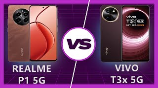 Vivo T3x vs Realme P1  Which One Should You Buy [upl. by Atilol]