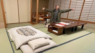 Japanese Traditional Inn “Ryokan” Stay  Tatami Room Experience [upl. by Imehon]