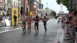 London Olympics 2012  Womens Marathon  Mile 8 [upl. by Haduj188]