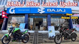 Bajaj Bikes price in nepal 2024  New Price Update [upl. by Avner]