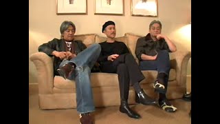 Haruomi Hosono Ryuichi Sakamoto Yukihiro Takahashi  YMO  Yellow Magic Orchestra  Interview 2004 [upl. by Ahsot]