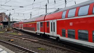 DB REGIO NordOst  146 2670  5 DoSto  Einfahrt in Hamburg Hbf als RE1 nach Schwerin Hbf [upl. by Lapo561]