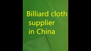 Cheap table felt supplier in Chinagreen color billiard cloth [upl. by Seravat]