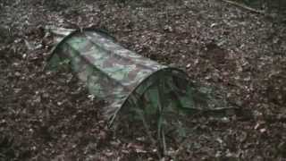 Special Forces Twin Hooped Bivvi Bivi bag Wild Camping  Bird Watching  1 man tent [upl. by Ellennad]