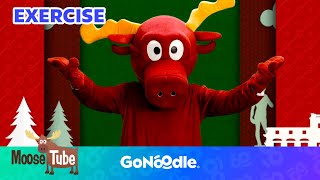 Fabio’s Holiday Moose Caboose  Holiday Videos for Kids  GoNoodle [upl. by Ardnazil]