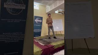 Icebreaker speech at ToastmastersFirst ever speech 😨😨icebreaker toastmastersspeech [upl. by Ariel]