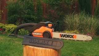 WG303E chainsaw 220V EN [upl. by Hertz]