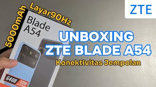 UNBOXING ZTE BLADE A54 [upl. by Ahcmis487]