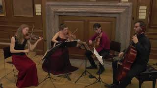 Diderot String Quartet Mendelssohn Op 13 mvt 3 [upl. by Noteek764]