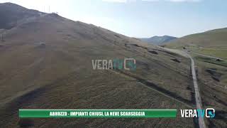 Manca la neve in Abruzzo ritardo nella riapertura degli impianti scistici [upl. by Minetta843]