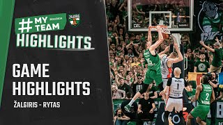 Žalgiris  Rytas  Game Highlights  20240310 [upl. by Naivatco]