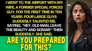 While at the airport with my wife a few men began making fun of me quotAre you readyquot she bellowed [upl. by Solley617]