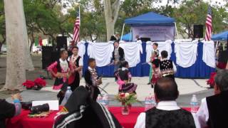 Hmong dancing at Long Beach New Year [upl. by Nilek]