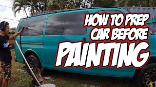 😎🚙 How to Prep Car Before Painting  Must Have Auto Body Tools  Tips on Painting Door Jambs 😎🏝 [upl. by Don560]