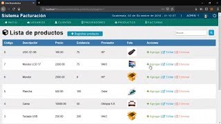 Lista de productos con PHP y MySql  39 [upl. by Bovill915]