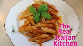 Pasta with Tomato Sauce  Pasta al Pomodoro  Real Italian Kitchen [upl. by Madaras]