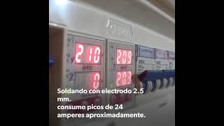 Alto consumo eléctrico al soldar con eléctrica de bobinas [upl. by Tenn]