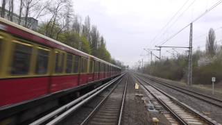 Führerstandsmitfahrt SBahn Berlin von Hennigsdorf nach Zeuthen auf der S8 mit BR 480 in 4K [upl. by Shetrit448]