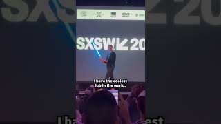 Realisticlooking Star Wars lightsaber unveiled at SXSW event Shorts [upl. by Rehpetsirhc]