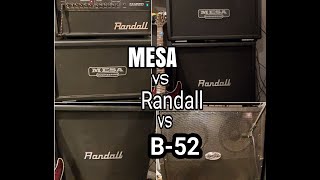 800 vs 100 Guitar Cabinet  MESA vs Randall vs B52 [upl. by Armand]