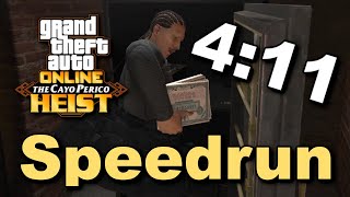 The Cayo Perico Heist  Solo Speedrun 411 Bearer Bonds  GTA Online [upl. by Lletnahc705]