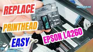 Epson L4260 Print Head Replacement Made Easy  StepbyStep Guide  Hiep Tin Phat ink [upl. by Blasius]