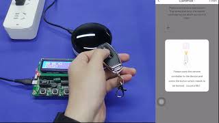 How to add RF 433Mhz remote control to QIACHIP Bluetooth gateway universal remote control TUYA Smart [upl. by Kate]