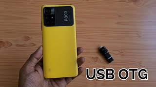 Poco M4 Pro 5G USB OTG Support [upl. by Anilat]