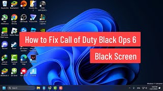 How to Fix Call of Duty Black Ops 6 Black Screen Problem [upl. by Tram]